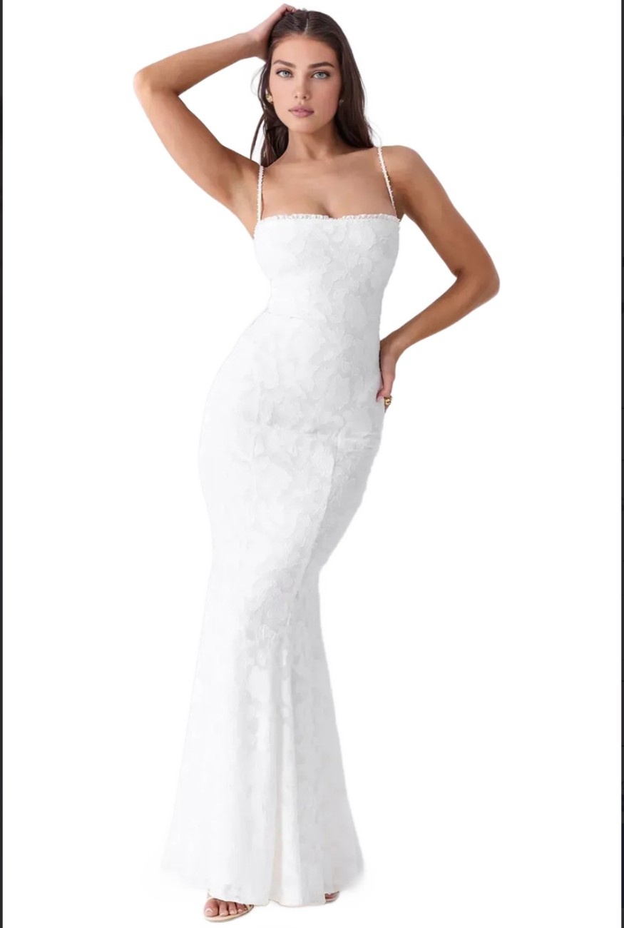 Floral Print Lace Dress - Image 6