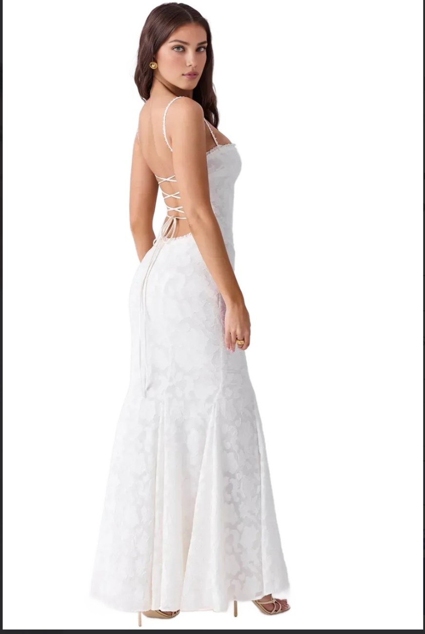 Floral Print Lace Dress - Image 7