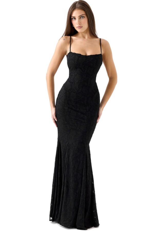 Floral Print Lace Dress