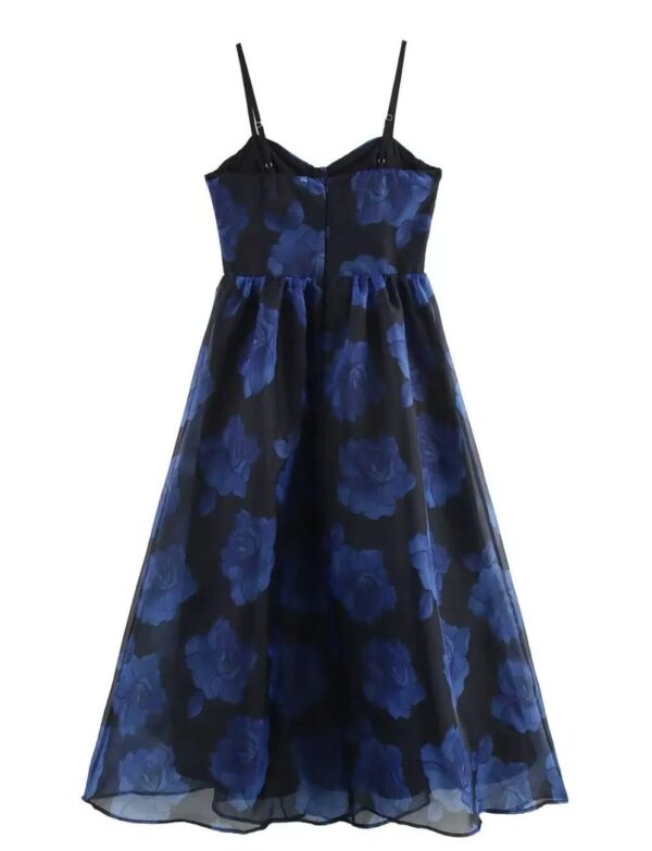 Spaghetti Floral Print Dress