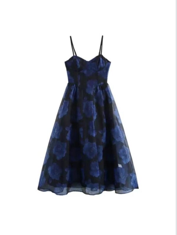 Spaghetti Floral Print Dress
